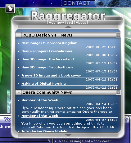 Raggregator screenshot